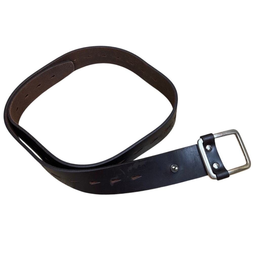 Fullum & Holt Dark Brown Leather Belt Size 34